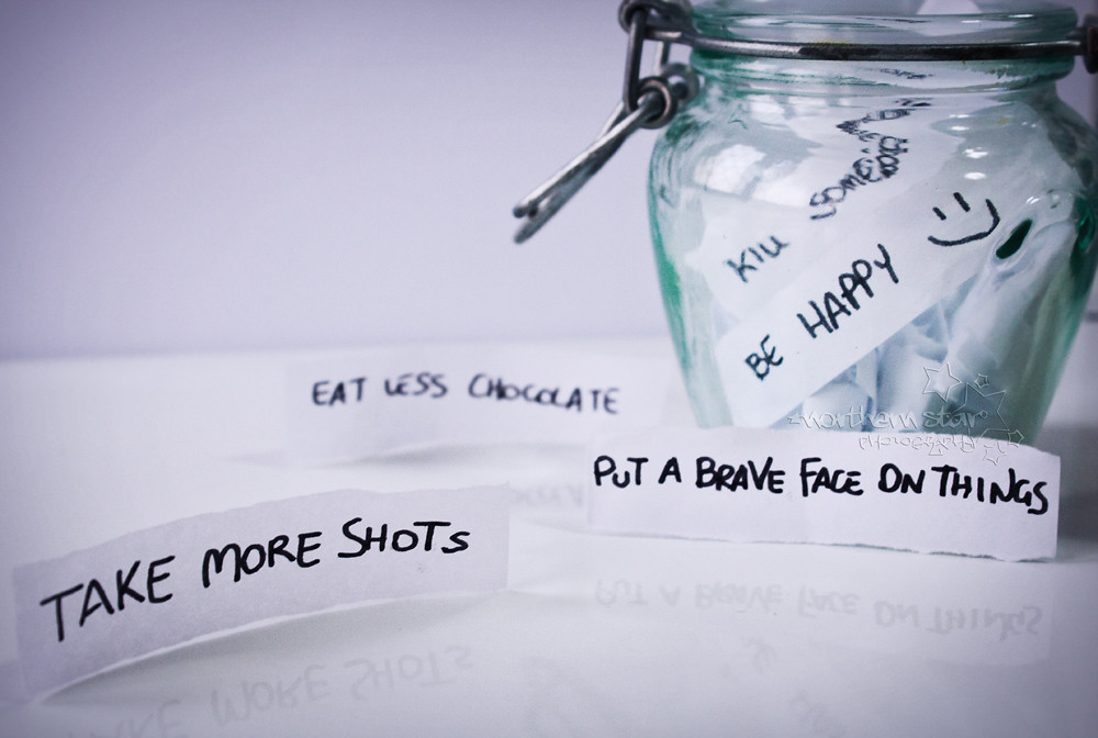 new year's resolutions.