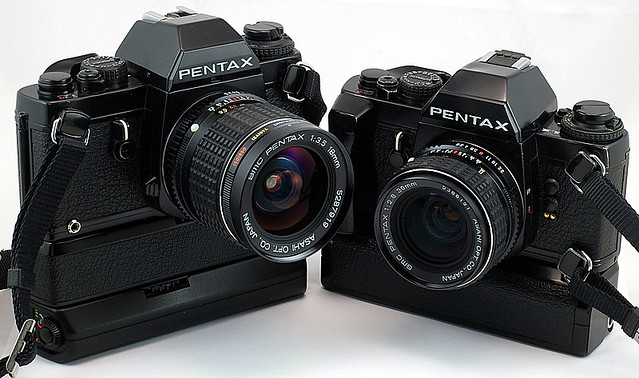 Pentax LX + Motor Drive LX + Winder LX | Pentax LX (advance … | Flickr