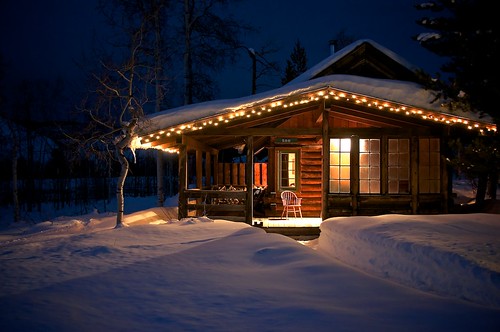 20110113-Warm Me Up! | Cabin at the Home Ranch just north of… | Flickr