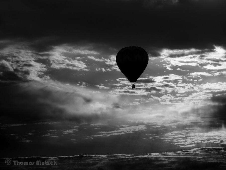 Hot Air Balloon Rising, 2009