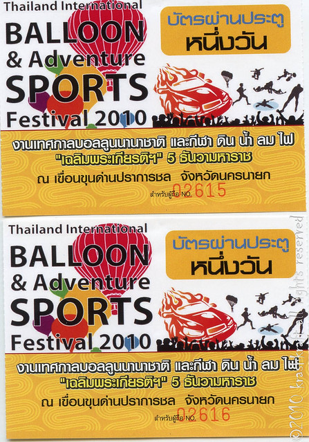 Thailand Balloon & Adventure Sports Festival 2010