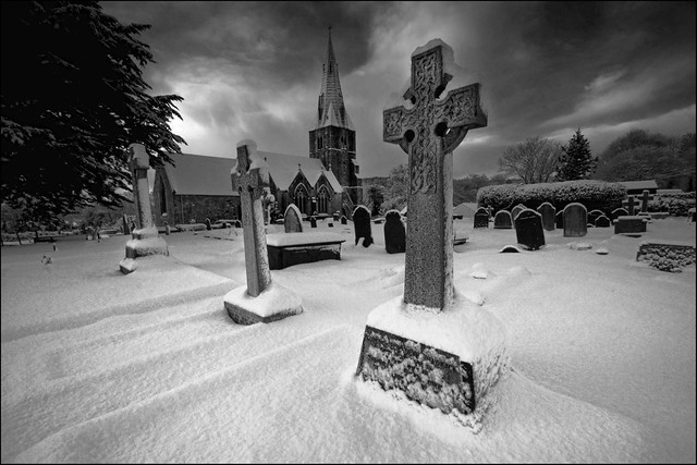 'Celtic Cross' - Llanfaes Church, Beaumaris