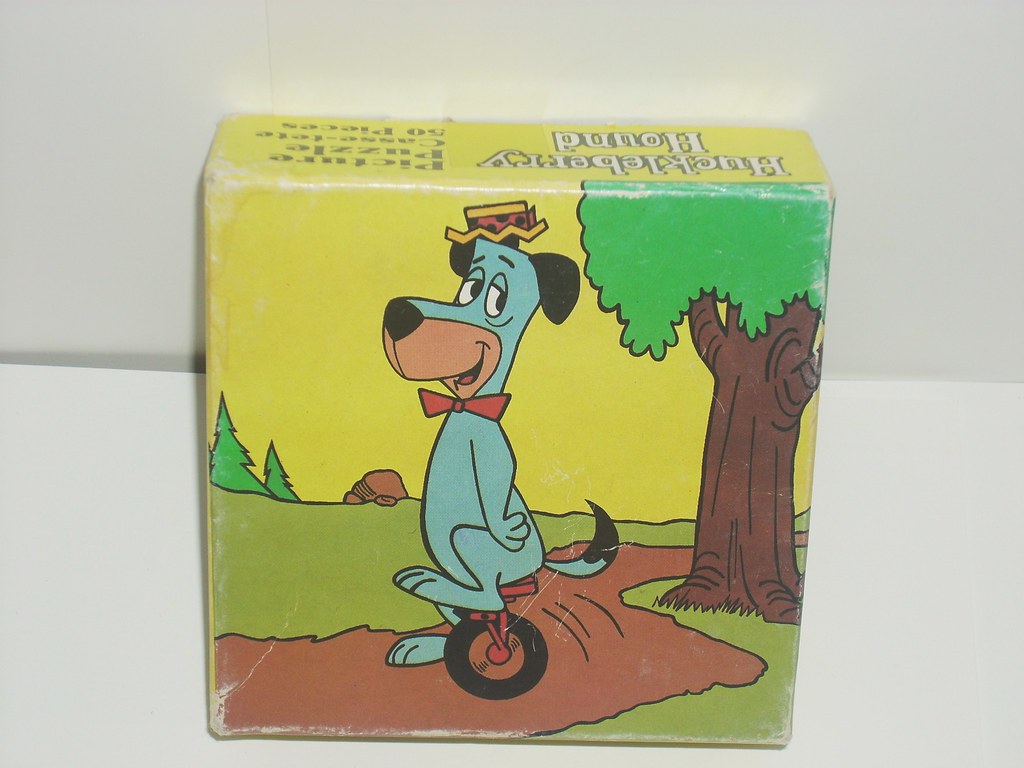 Huckleberry Hound Puzzle | 1974 50 piece Warren Picture Puzz… | Flickr