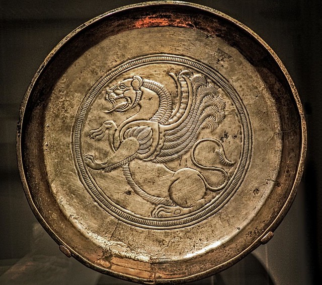 Bronze Plate Iran or Central Asia 7th century CE