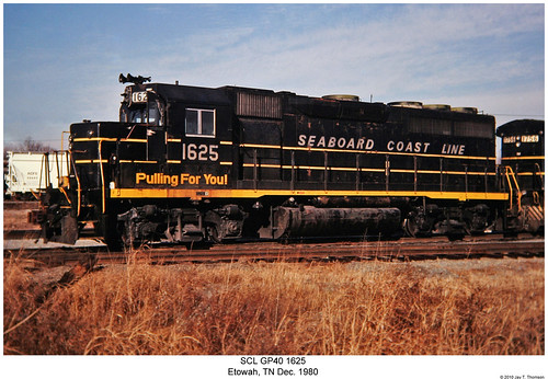 railroad train diesel tennessee railway trains locomotive trainengine scl geep etowah seaboardcoastline emd gp40 fouraxle