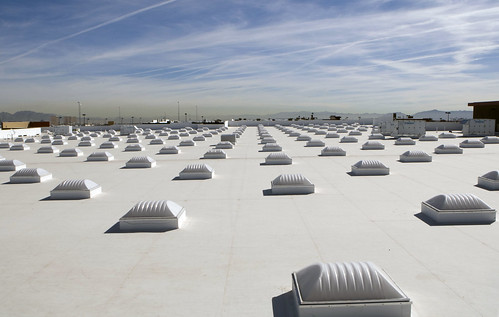 White roof and skylights on Las Vegas, Nev. Walmart | by Walmart Corporate