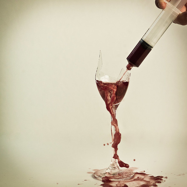 wine & syringe