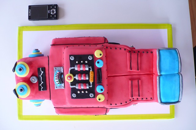 robot cake