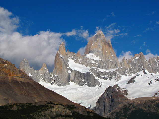 Mount Fitz Roy-Poincenot-El Chalten-Patagonia-Argentina