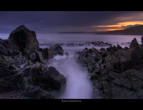 ocean ireland sunset sea seascape beach cork eire ballycroneen
