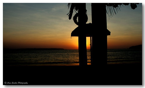 sunset silhouette goa 1855 550d incredibleindia memoriesofsolitude arunsankar bambolimbeachgoa arunsankarphotography