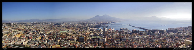 Panorama di Napoli - Panorámica de Nápoles