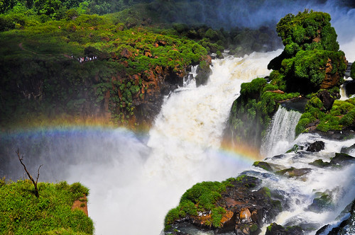 parque argentina puerto island waterfall nationalpark rainbow san martin platform falls lower viewing isla iguazu d90 naciones