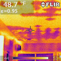 Infra Red of Chapel Ceiling
