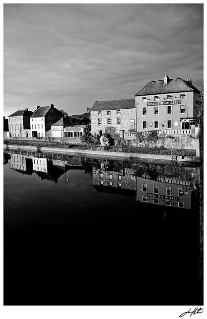 Quintessential Ireland | Dark Reflections | Kilkenny, County Kilkenny, IE | B&W
