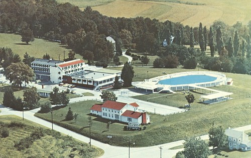 vintage hotel inn pennsylvania postcard motel lincolnhighway