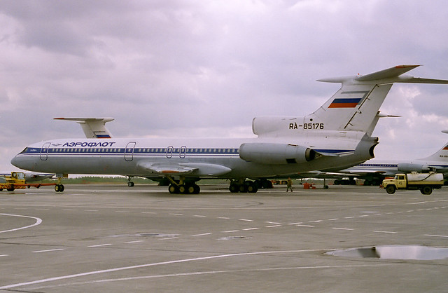 RA-85176 - 1976 build Tupolev Tu-154B-1, operated by Dalavia, broken up in late 1997