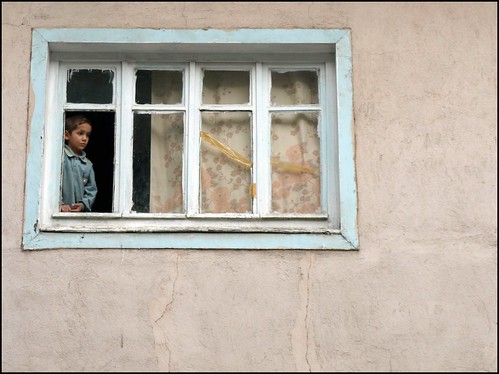 street blue boy house home window look wall turkey child view room curtain afyon