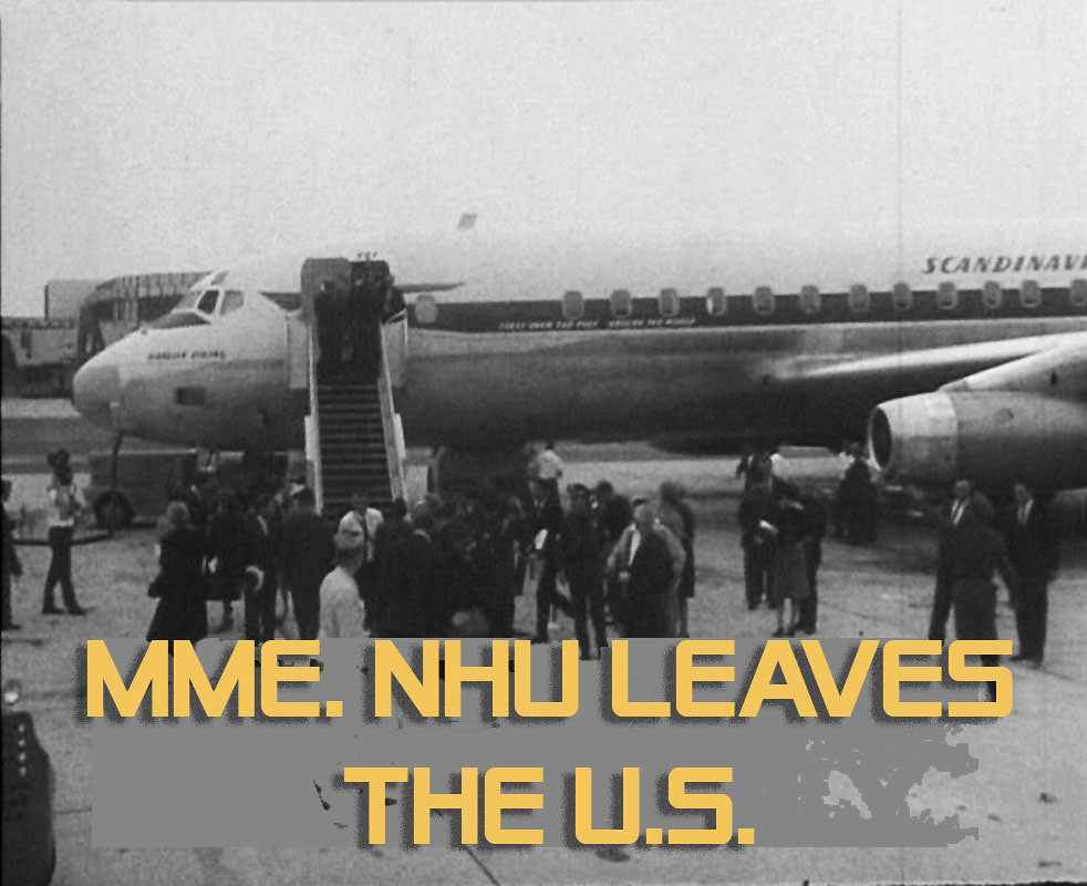 MME. NHU LEAVES THE U.S. (1)