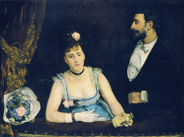 Eva Gonzalès: Une loge aux Théâtre des Italiens (1874)