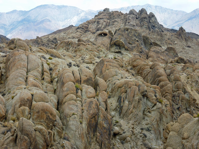 Contorted landscape in the Alabama Hills