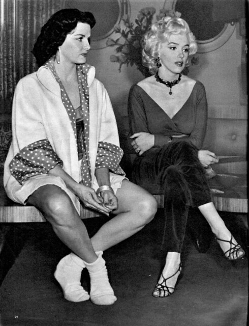 Jane Russell, Marilyn Monroe