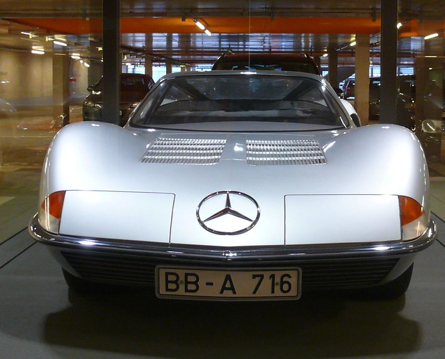 Mercedes SLX 1965 Design Study Prototyp silver v