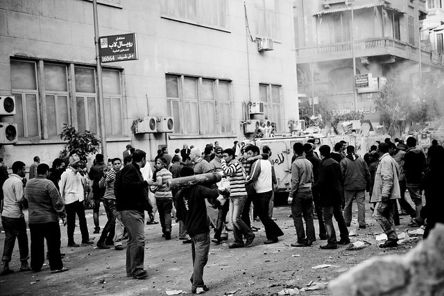 The Battle for Lazoughli Square محاولات الزحف على وزارة الداخلية