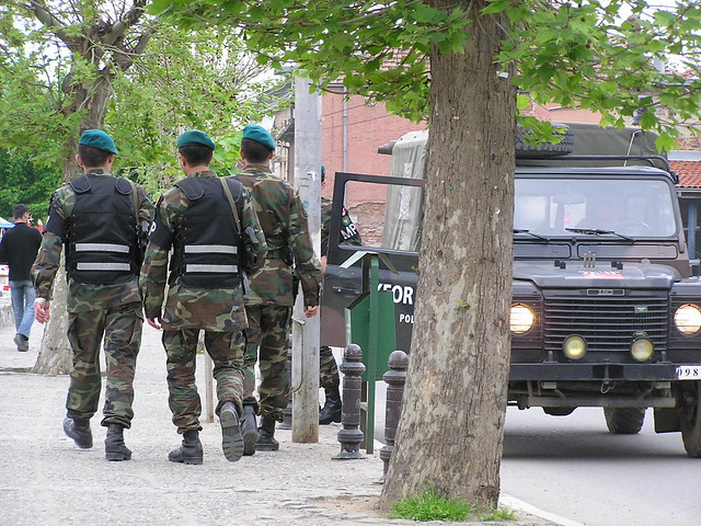 Turkish peacekeepers in Prizren, Kosovo
