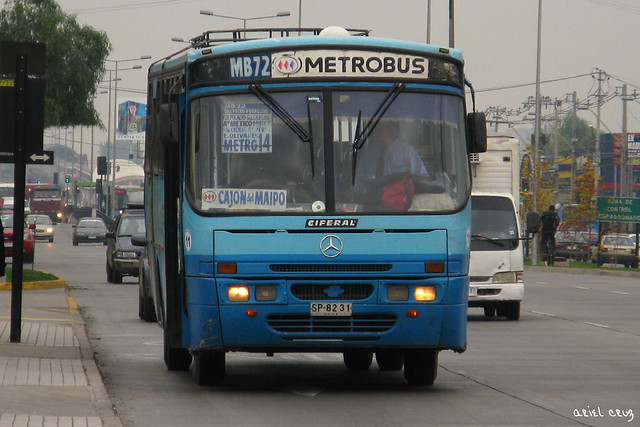 Línea MB72 - Metrobús | Tur Maipo | Región Metropolitana | Ciferal GLS / SP8231