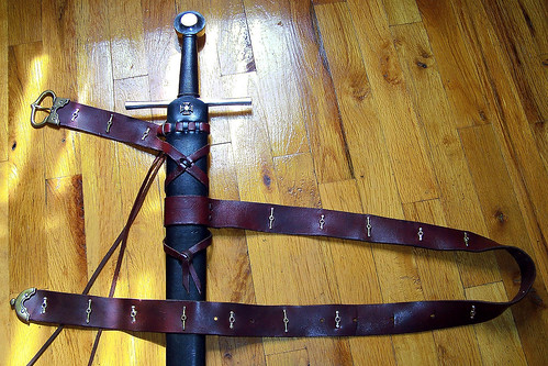 Medieval sword belt with stiffeners | Weekend project: I fin… | Flickr