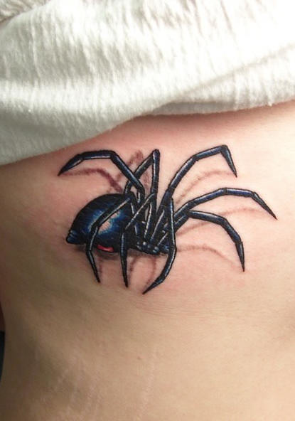Aggregate more than 152 3d spider tattoo on shoulder super hot
