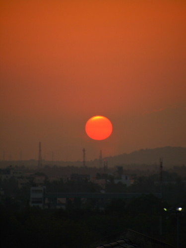 P3062521 by lnewman333, Sunset in Madurai, Indiasunset india madurai tamilnadu southindia southasia