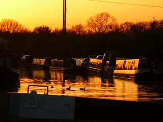 Sunset at Long Buckby Wharf