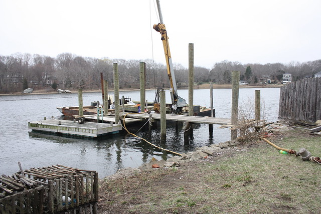 Eight Pilings Placed