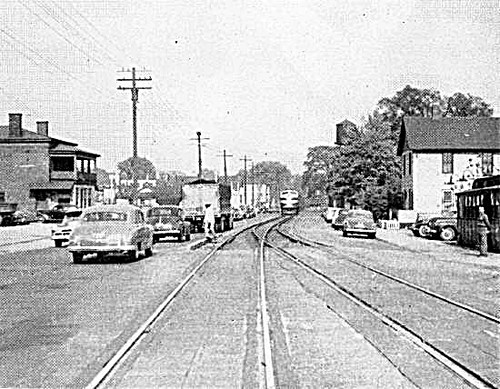 South Street Traffic East Bound, between Park and Main, Warren, Ohio circa 1951