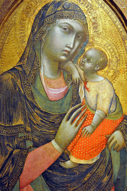 Barnaba da Modena - Virgin and Child at Boston Museum of Fine Art