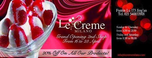 Italian ice cream @ Le Creme Milano by ..AikiDude..