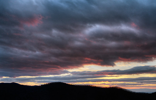 sunset sky mountains clouds nationalpark shenandoah overlook blueridge skylinedrive beldorehollow