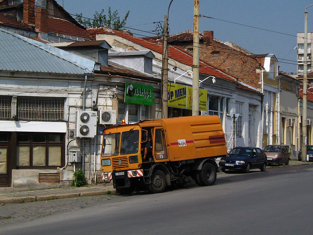 Kehrmaschine IFA KM 2301 Russe Bulgarien Камион метач ИФА КМ 2301 Русе 2007 г.