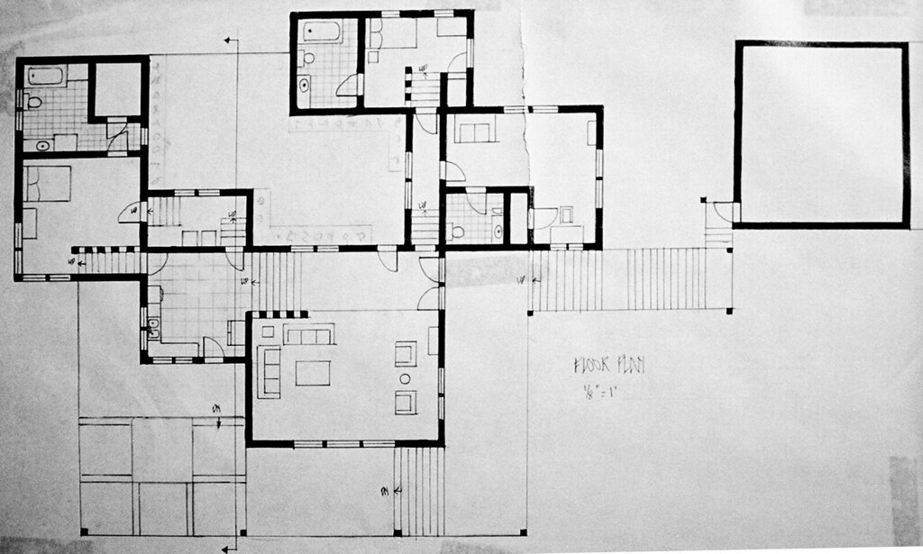 Studio Two House On A Hill Hand Drawn Floor Plan Flickr