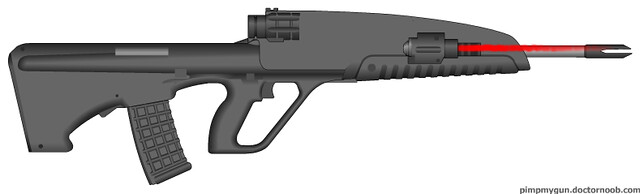 AUG - Mod | An AUG but modified, the stock scope has the opt… | Flickr