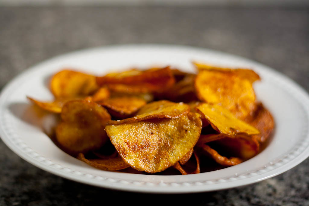 Potato Chips | Cast iron is a great vessel for frying. It ho… | Flickr