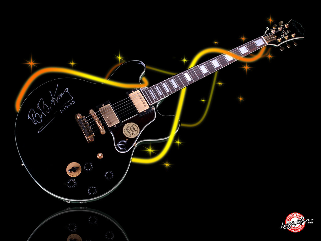 BB King Gibson Lucille Autographed Signed Guitar - Free Wa… | Flickr