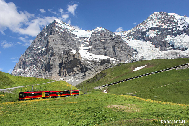 Eiger, Mönch und die Jungfraubahn