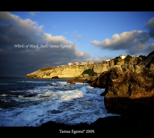 Whirls of Black Sea by Tőzsde Pocak, I spent 3 nights on the coast of Black Sea, sleeping on the hard rocks. It was an uncomfortable, but