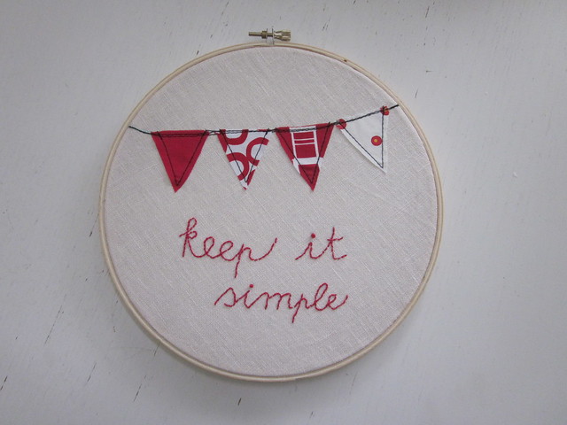 Scrappy hoop (red / white)