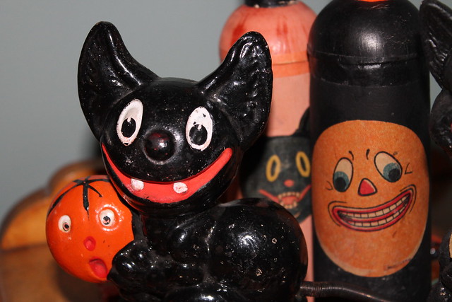 Black Cat Candy Container