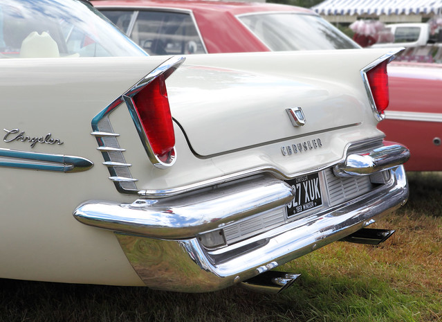 Chrysler Windsor, rear fins & lights detail, c1959