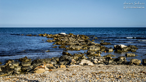 sea españa costa beach water valencia landscape mar agua mediterraneo stones cost playa paisaje piedras castellon benicarlo subias